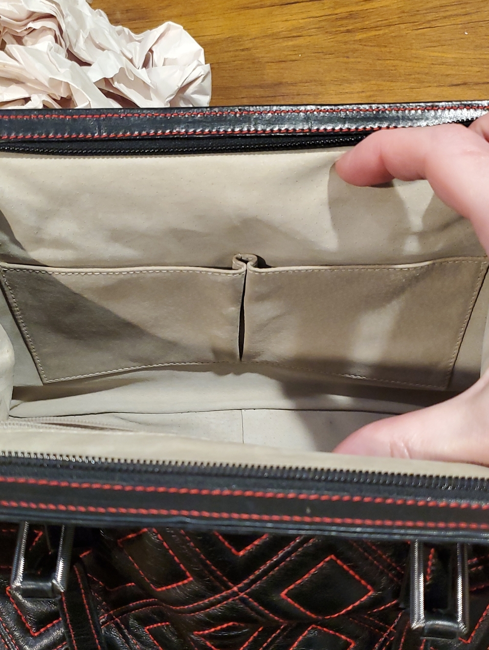 Like NEW Suarez Quilted Leather Handbag - Picture 15 of 15
